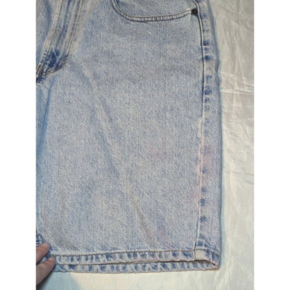 Men's Easy Fit Best Basics Gap Denim Size 33 Distressed Light Wash Dad Short Y2K - Picture 10 of 16